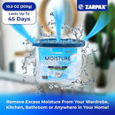 Zarpax Moisture Absorber Fresh Cotton Fragrance 300g (4, 6 & 15 Pack) - Medium