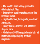 Super Ninja - Fruit Fly Trap - 4 Pack