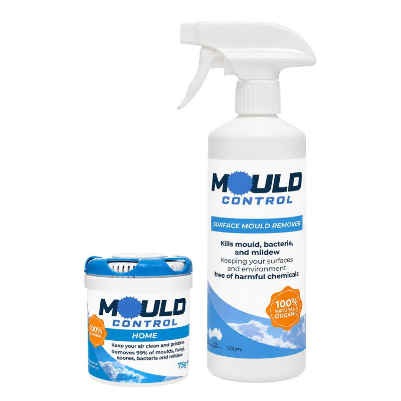 Mould Control Bundle: Mould Control Surface Mould Remover 500ml spray and Mould Control Home 75g gel
