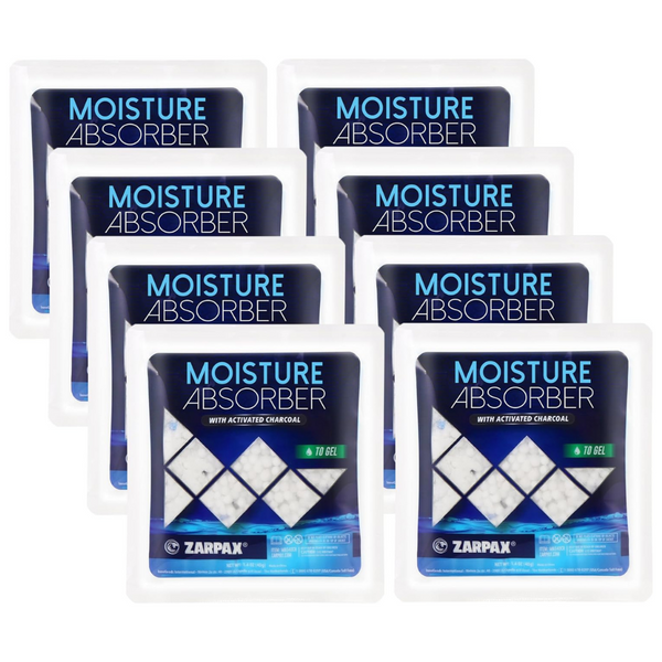 Zarpax Moisture Absorber Sachets Activated Charcoal 1.4 oz