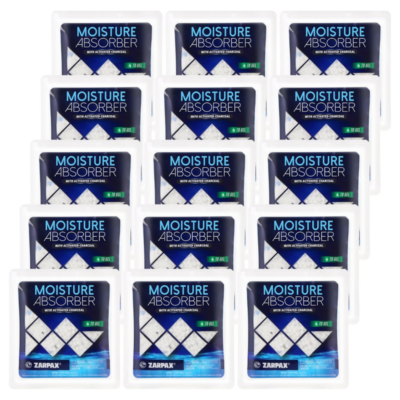 Zarpax Moisture Absorber Sachets Activated Charcoal 1.4 oz