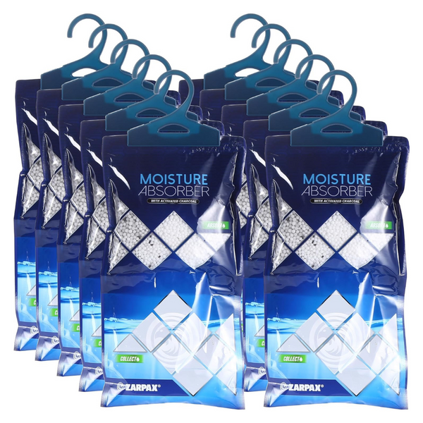 Zarpax Hanging Moisture Absorber Activated Charcoal 300g (10 pack)