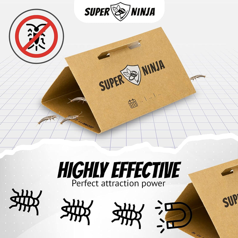 Silverfish Trap By Super Ninja - 3 Pack