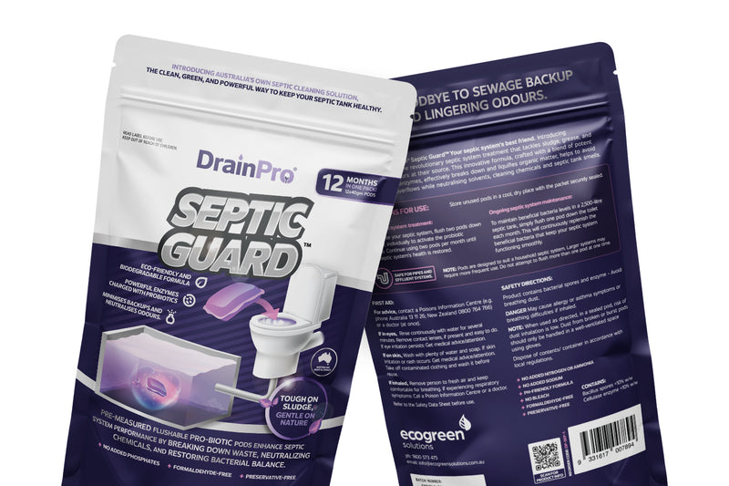 DrainPro SEPTIC GUARD PODS (12 Months supply)