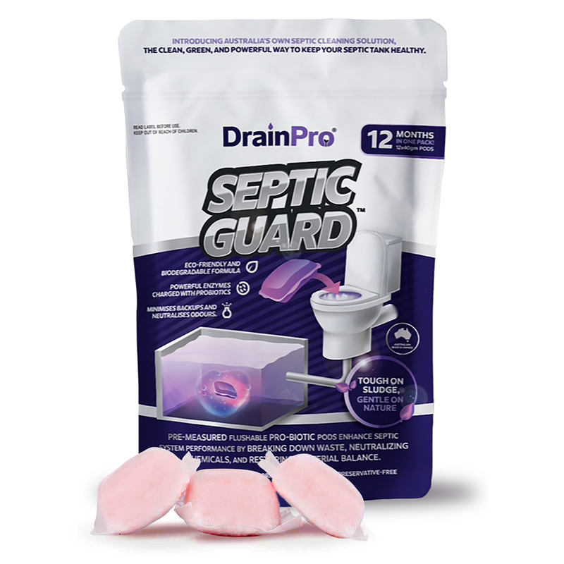 DrainPro SEPTIC GUARD PODS (12 Months supply)