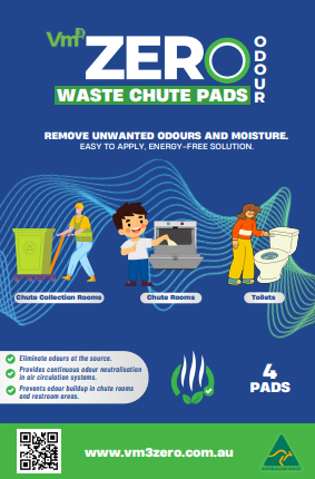 Vm3 Zero Waste Chute Pads (4 Pack of 4 Pads)