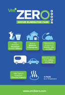 Vm3 Zero Odour Eliminator Pads (4 Pack of 4 Squares)