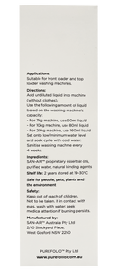 PUREFOLIO Washing Machine Sanitiser Concentrate  250ml