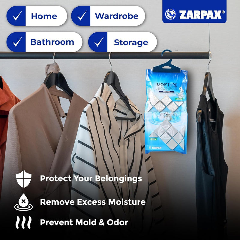 Zarpax Hanging Moisture Absorber Cool Cotton 300g (10 pack)