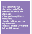 Clothes Moth Traps By Super Ninja - 2 Traps