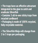 Silverfish Trap By Super Ninja - 3 Pack
