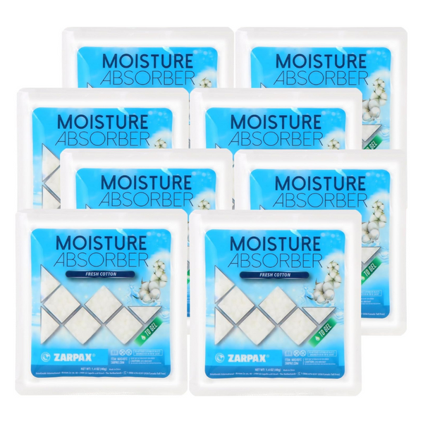 Zarpax Moisture Absorber Sachets Fresh Cotton 1.4 oz