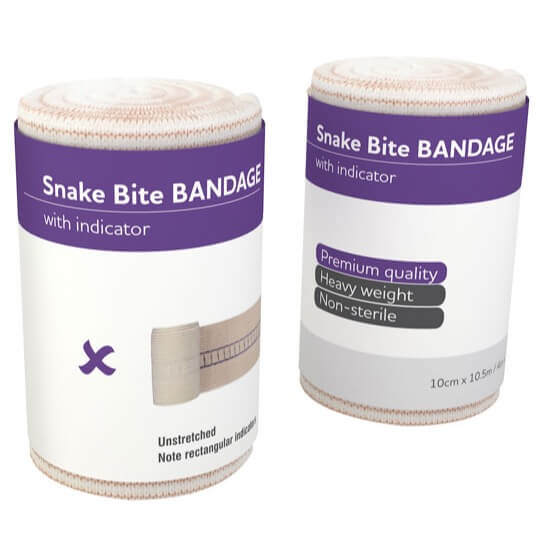 Snake Bite Indicator bandage 10cm x 4.5M