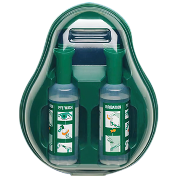 Aero Eye wash Station - Includes two Sodium Chloride 500ml Bottles with eye cup