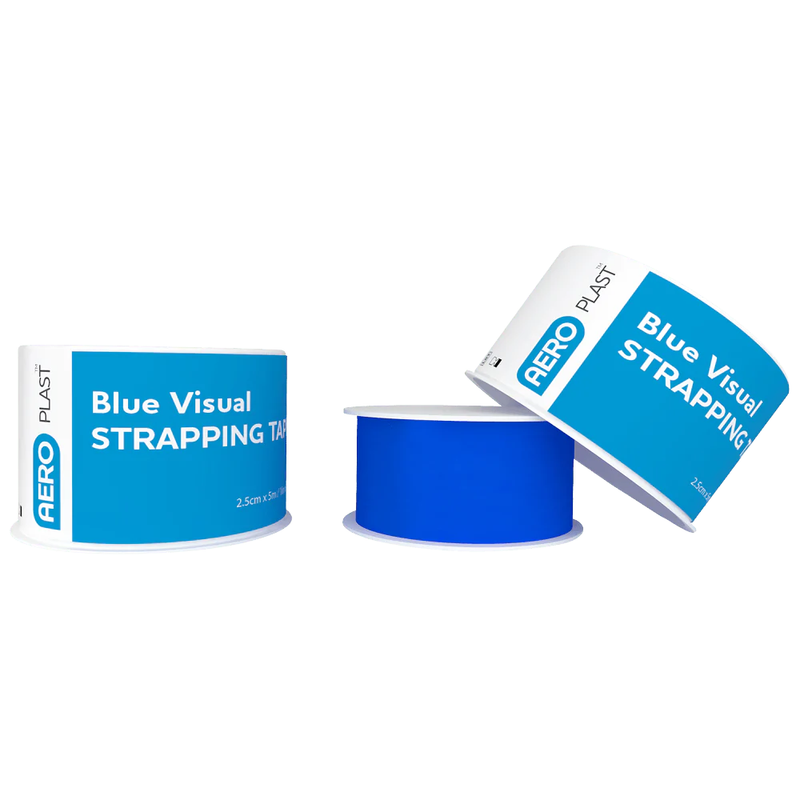 Blue Chefs Visual Strapping Tape (2.5cm x 5M)