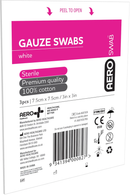 Gauze Swabs Sterile 7.5x7.5cm (Pack of 3)