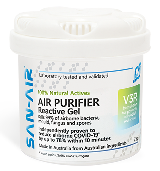 San-Air Air Purifier Gel with Fan Dispenser Bundle