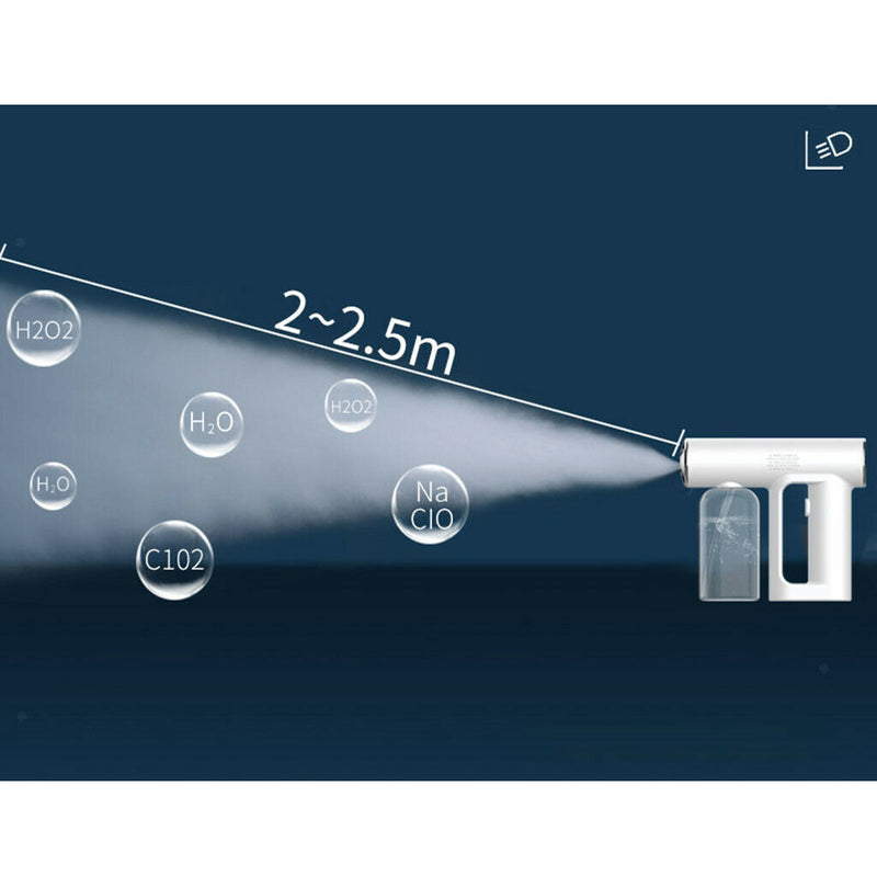 SAN-AIR Nano Atomizer Sprayer USB Rechargeable Blue Light Fog Portable