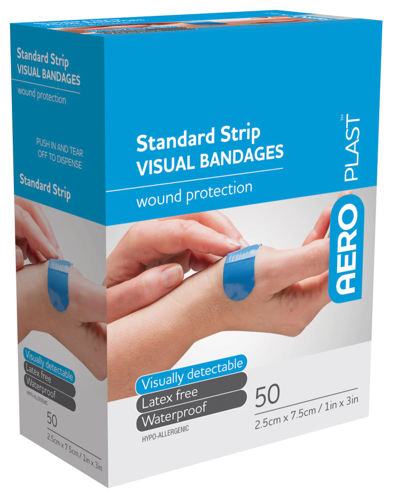 Blue Chefs Standard Visual Bandages (Box of 50)