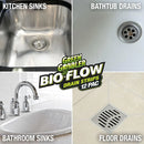 Green Gobbler - 12 Pack Bio-Flow Drain Cleaner & Deodoriser Sticks