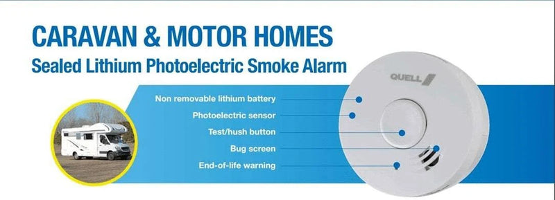 Quell QC1500 - Caravan and Motor home Photoelectric Smoke Alarm