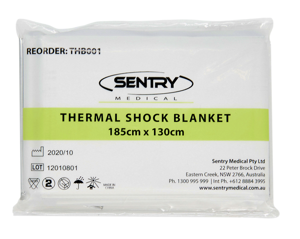 Thermal shock blanket 185 x 130cm