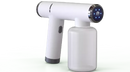 A handheld sprayer gun and its attachment on a white background